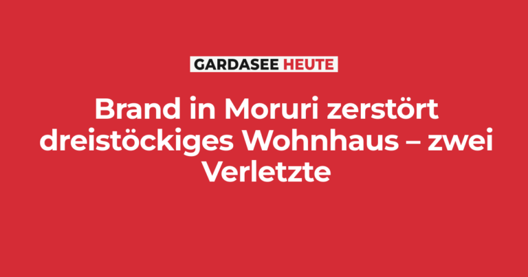 Brand in Moruri zerstört dreistöckiges Wohnhaus – zwei Verletzte