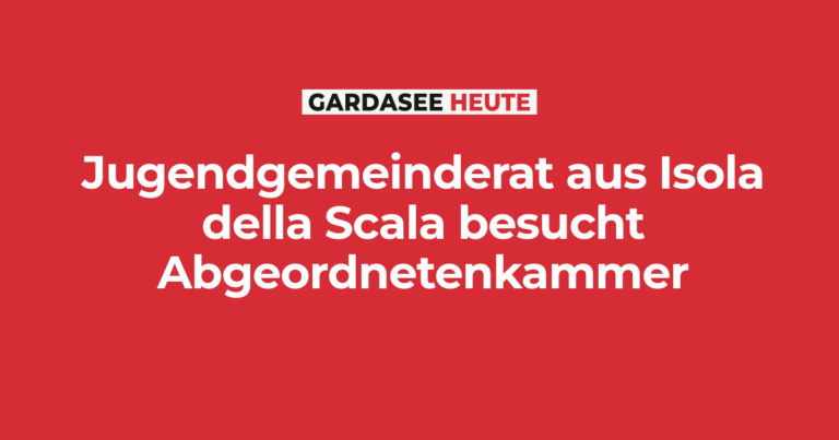 Jugendgemeinderat aus Isola della Scala besucht Abgeordnetenkammer
